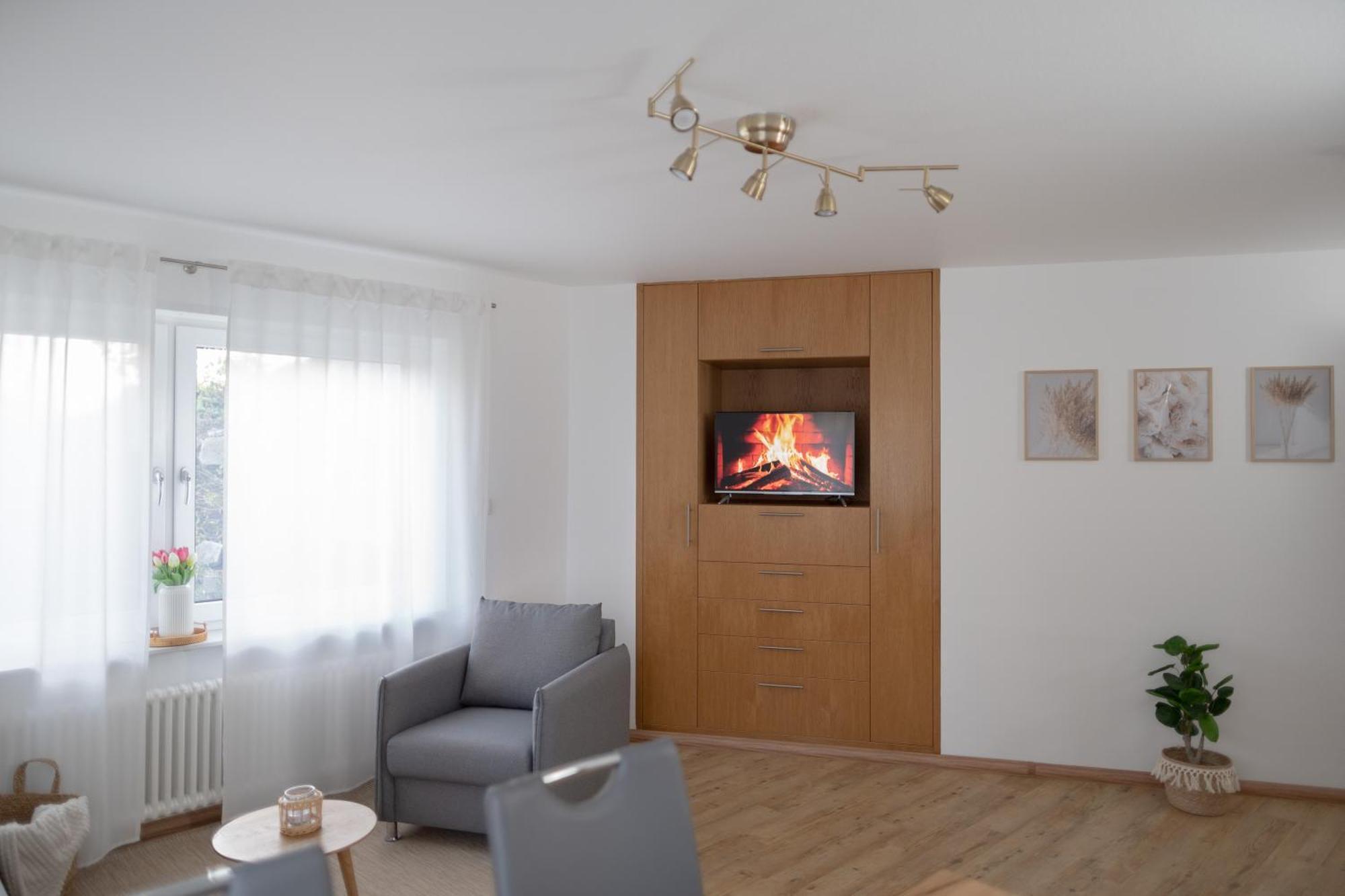 Ferienwohnung Rheinauen 格尔梅斯海姆 外观 照片